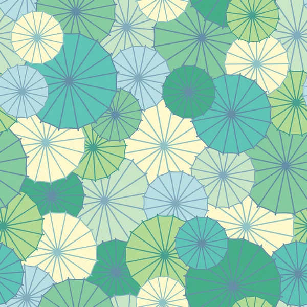 Romantic pattern with umbrellas — Stock Vector
