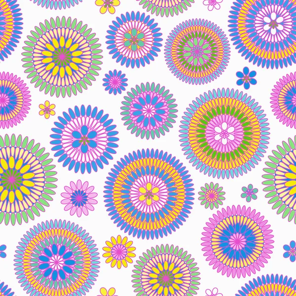 素敵なシームレスな花のパターン — ストックベクタ