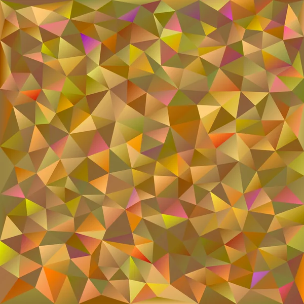 Abstracte gouden driehoek geometrische achtergrond. — Stockvector