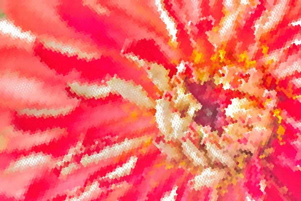 Vackra färgglada närbild bakgrund med röd dahlia blomma. — Stock vektor