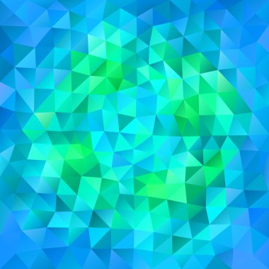 soyut su üçgen arka plan tasarımı için. Mozaik desen.