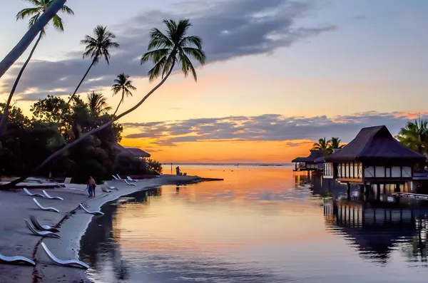 Atardecer tropical — Foto de Stock