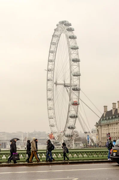 La ruota panoramica dell'occhio di Londra — Foto Stock