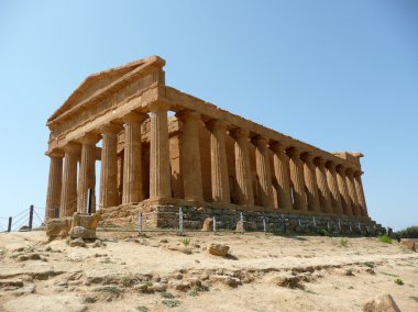 The Temple of Concordia, Agrigento, Italy clipart