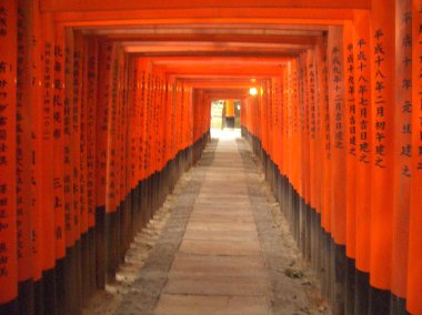 Fushimi-Inari Temple, Kyoto, Japan clipart