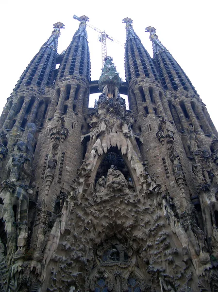 Sagrada Familia, Uncompleted Masterpiece by Gaudi, Barcelona — Stock Photo, Image