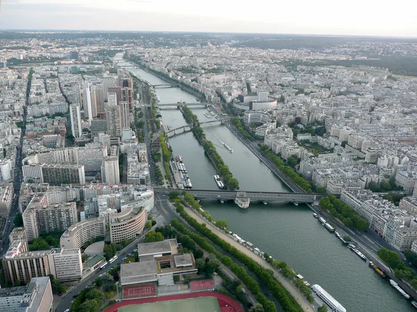 Panoramic View of Paris from Tour Eiffel, France — Stock Photo, Image