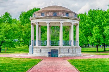 Bandstand at the Boston Common central Park clipart