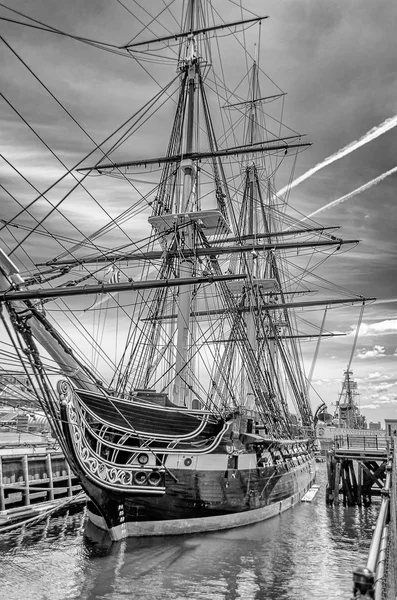 Costituzione di USS, boston — Foto Stock