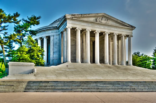 Jefferson Memorial ve Washingtonu DC — Stock fotografie