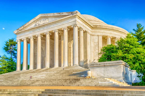 Jefferson Memorial ve Washingtonu DC — Stock fotografie