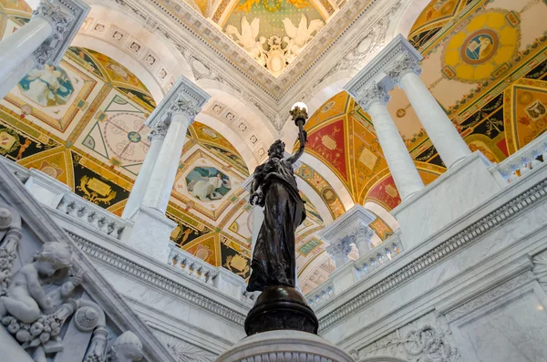 Biblioteca do Congresso Salão Principal Washington DC — Fotografia de Stock