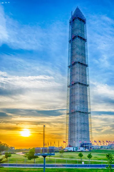 Il Washington Memorial a Washington DC — Foto Stock