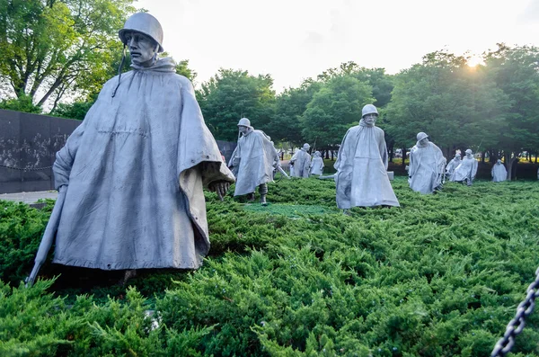 韓国戦争記念碑、ワシントン dc — ストック写真