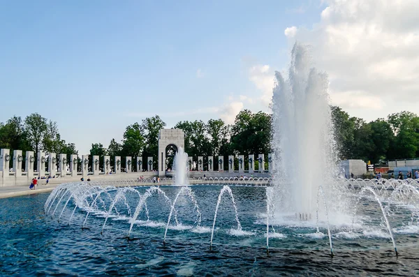 Memoriale della seconda guerra mondiale a Washington DC — Foto Stock