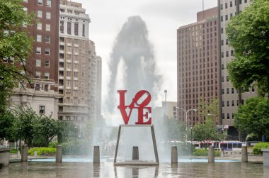 Love Statue in Philadelphia clipart