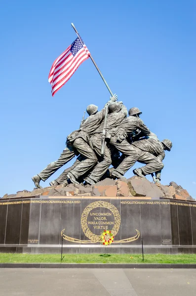 Deniz Kuvvetleri Savaş Anıtı (Iwo Jima Memorial) — Stok fotoğraf