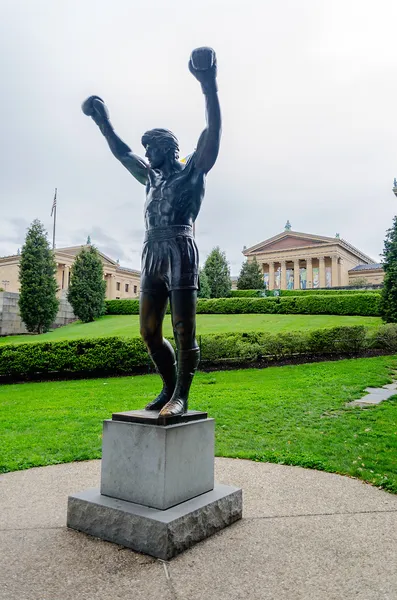 Statue rocheuse à Philadelphie — Photo