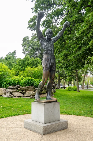 Статуя Рокки в Филадельфии — стоковое фото