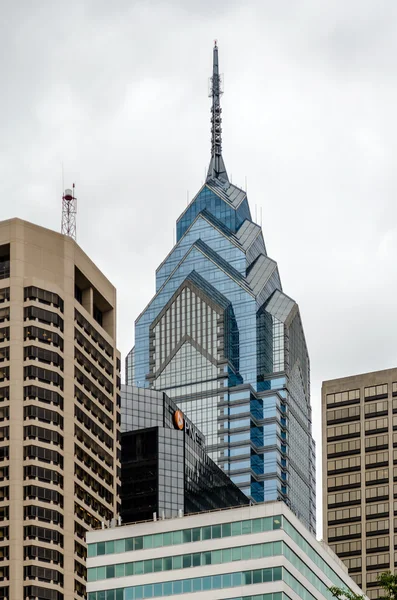 Ein Ort der Freiheit, Wolkenkratzer in Philadelphia — Stockfoto
