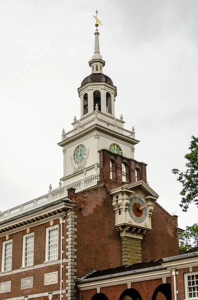 Independence Hall na Filadélfia, Pensilvânia. — Fotografia de Stock