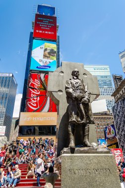 Duffy anıt, times square, new york baba