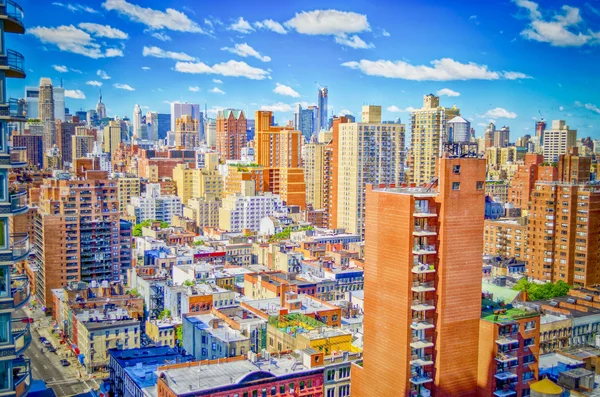 Nova Iorque, Vista Aérea do Upper East Side — Fotografia de Stock