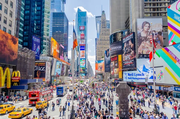 Times Square, Nova Iorque Imagens De Bancos De Imagens