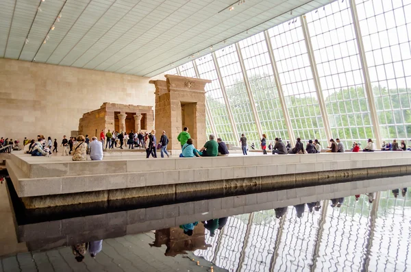 Temple of Dendur, Metropolitan Museum of Art, Nova Iorque Fotos De Bancos De Imagens