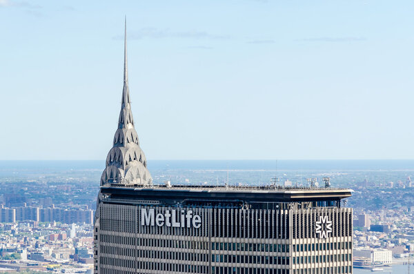 Chrysler Bldg и Metlife Bldg
