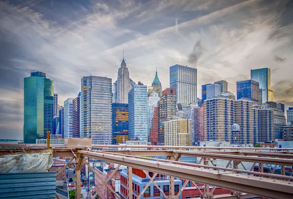 Manhattan skyline — Stockfoto