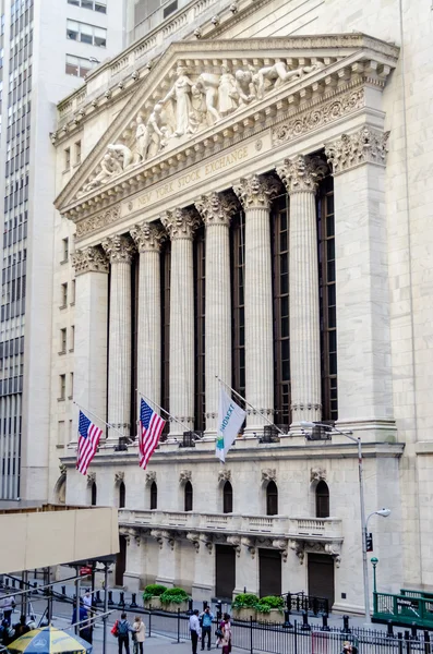 Bolsa de Valores de Nova Iorque, Wall Street — Fotografia de Stock
