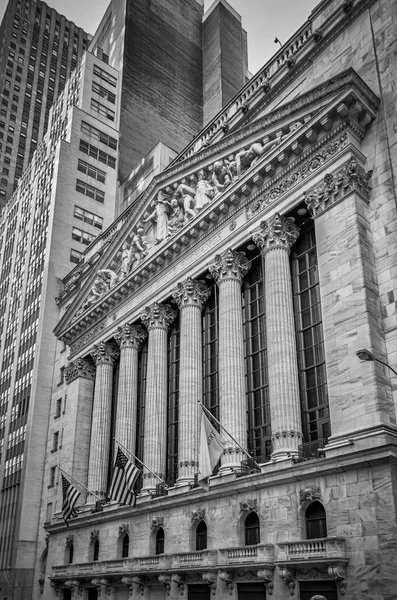 NY Stock Exchange, Wall Street — Stock Photo, Image