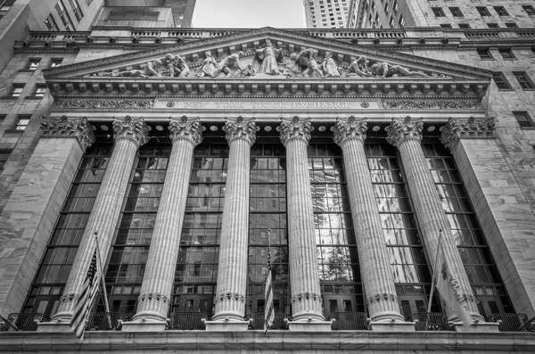 NY Stock Exchange, Wall Street — Stock Photo, Image