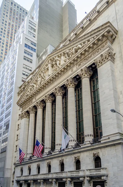New York stock exchange, wall street — Stockfoto