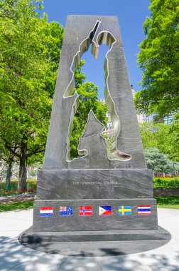Kore Savaşı gazileri Anıtı, pil park, new york şehri