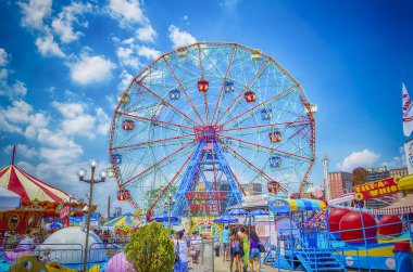 merak tekerlek coney Island, new york