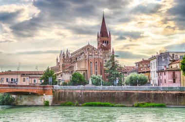 San Fermo Maggiore Church, Verona clipart