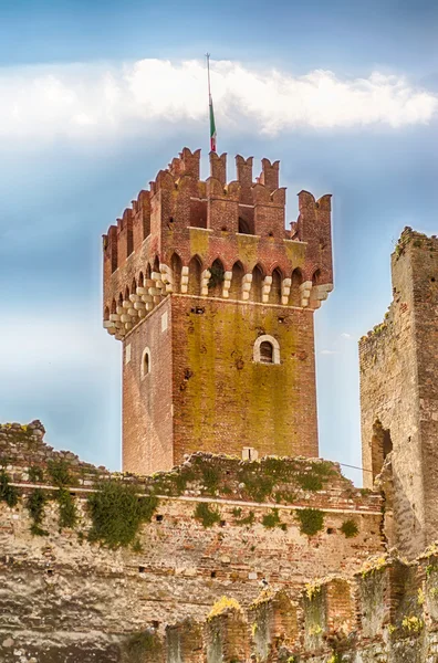 Scaliger Castle at Lazise, Lake Garda, Italy — Stock Photo, Image