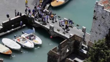 Timelapse de scaliger Köprüsü, sirmione, İtalya