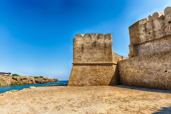 Vista Del Pintoresco Castillo Aragonés También Conocido Como Castella Sobre — Foto de Stock