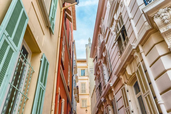Die Malerische Architektur Der Gebäude Monaco City Auch Bekannt Als — Stockfoto