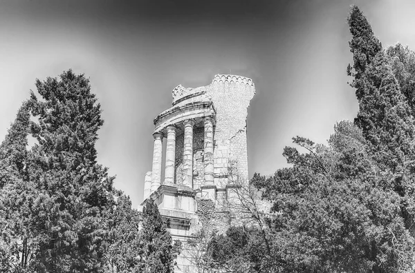 Trophy Augustus Aka Trophy Alps Iconic Landmark Turbie Cote Azur — Stock Photo, Image