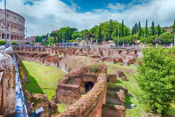 마그누스 이탈리아 로마의 콜로세움 근처에 검투사 의유적 — 스톡 사진