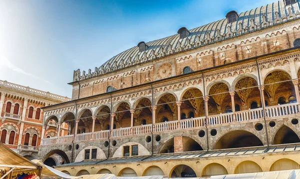 Der Palazzo Della Ragione Ein Mittelalterliches Rathaus Und Wahrzeichen Der — Stockfoto