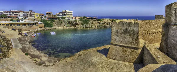 Vista Panorâmica Cénico Castelo Aragonese Também Conhecido Por Castella Mar — Fotografia de Stock