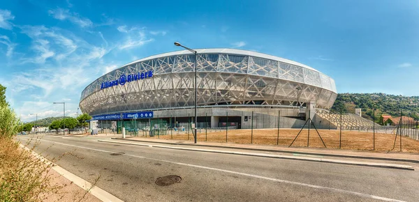 Nice Frankrike Augusti Utsikt Över Allianz Riviera Stade Nice Cote — Stockfoto