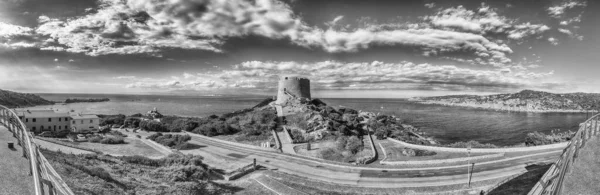 Uitzicht Longonsardo Toren Spaanse Toren Iconische Bezienswaardigheid Santa Teresa Gallura — Stockfoto