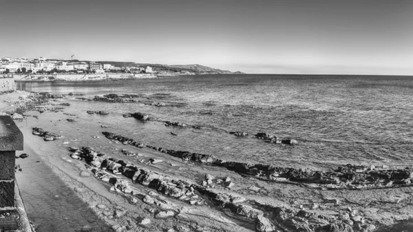 Panoramatický Výhled Při Západu Slunce Historických Hradeb Jeden Hlavních Památek — Stock fotografie