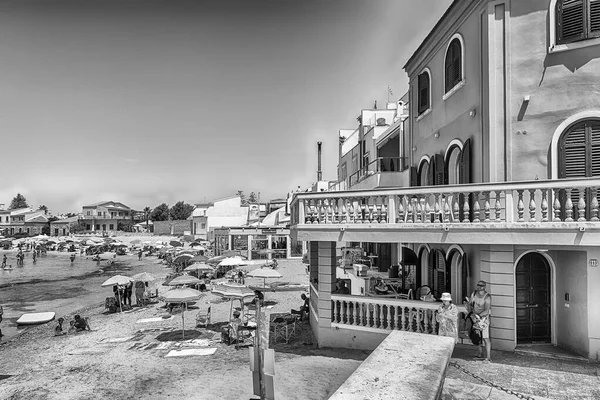 Punta Secca イタリア 2021年8月13日 アンドレア カミレリの探偵小説に基づくモンタルバーノ テレビシリーズの家の場所 — ストック写真